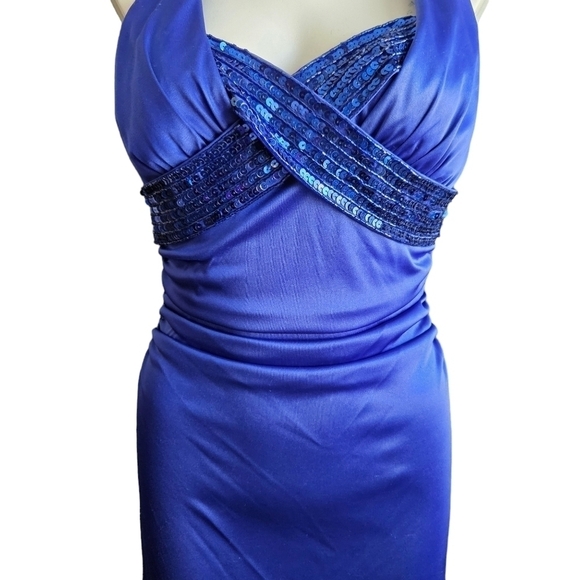 Masquerade Formal Gown Beaded Top Sz 5/6 - Picture 5 of 7